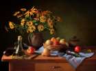 Still life with vegetables Art Print