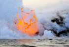 Exploding lava bubble Art Print