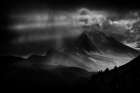 Matterhorn light show Art Print by Peter Svoboda
