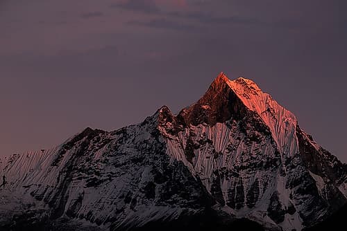 Machhapuchhare. Nepal. Annapurnas. Landscape Print