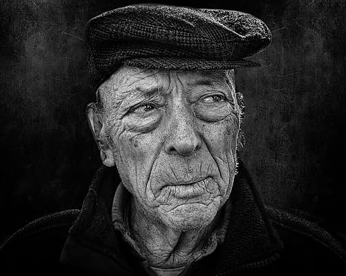 A face! A life story! #2 Art Print