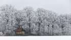 Chapel And Rime Art Print