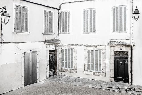 The White Corner Art Print