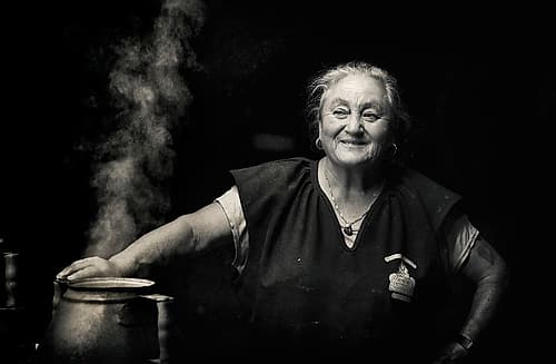 The chestnut cook Art Print