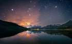 Night in the marsh Art Print