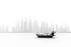 Lonely Boat Art Print
