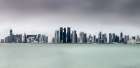 Cloudy Doha .. Art Print