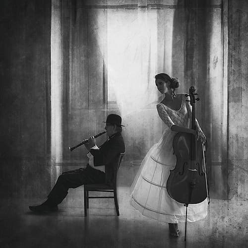 Pause For Cello Fashion Print