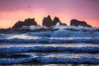Bandon Beach Layers Art Print
