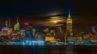 Super Blue Moon 2018-New York City Art Print