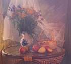 still life with pears Art Print