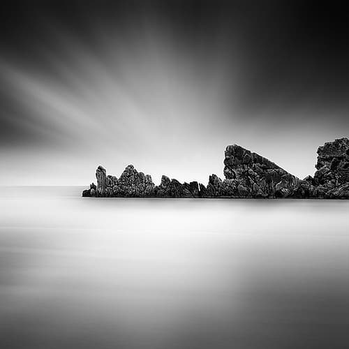 A Series Of Rocks Coastal Print
