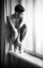 The art of looking out the window Art Print