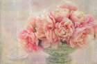 A Posy of Pink Peonies Art Print