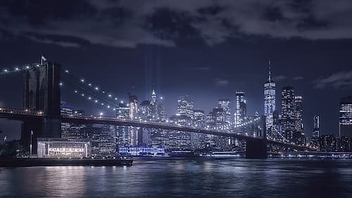 Dark City Architecture Print