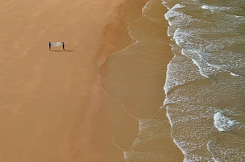 A Couple Coastal Print
