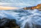 Sea storm Art Print