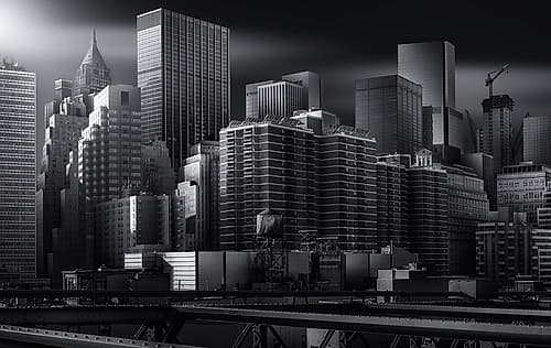 Dark City Art Print by Jorge Ruiz Dueso
