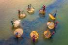Fisherwomen at Work Art Print