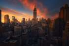 Rooftop, New York Art Print