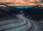 Glacier Exploration Art Print