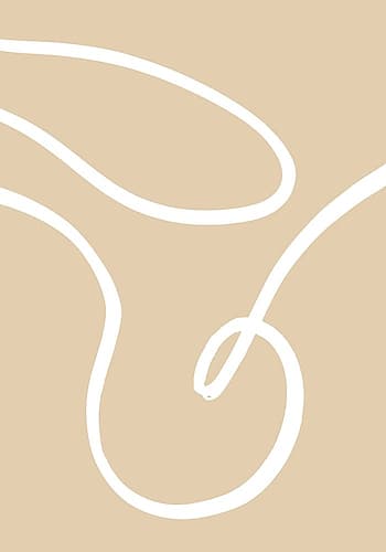 Beige Lines 02 Art Print