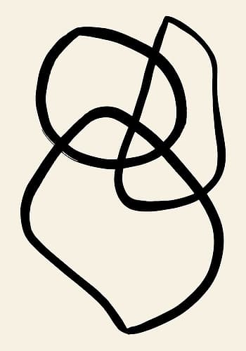 Black Lines 03 Art Print by 1x Studio