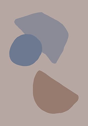 Organic Shapes 03 Art Print by 1x Studio