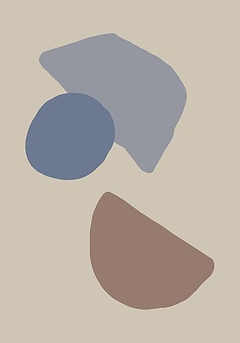 Organic Shapes 04 Art Print