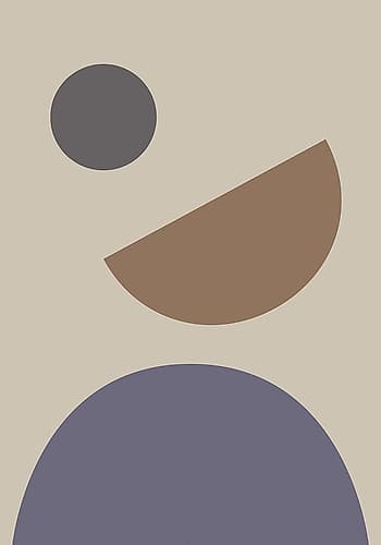 Geometrical Shapes Art Print by 1x Studio