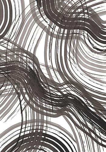 Abstract Ink Art Print by 1x Studio