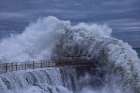 Big sea wave Art Print