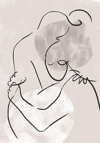 The Hug Art Print