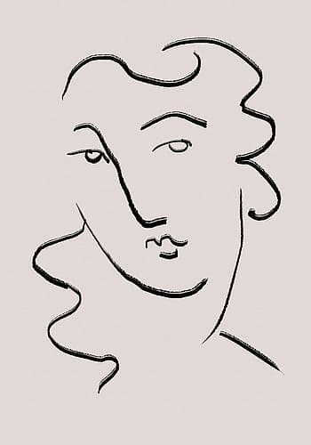 Looking Figurative Print