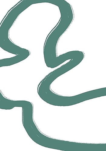 Road Green Art Print