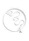 Earth Caligraphy Art Print