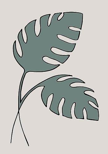 Monstera Cross Art Print