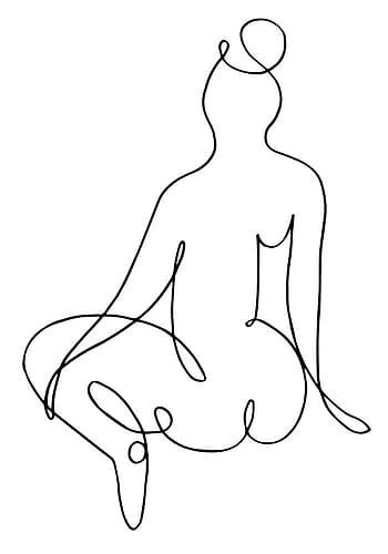 Nude Back Art Print