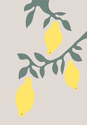 Lemons Food Print
