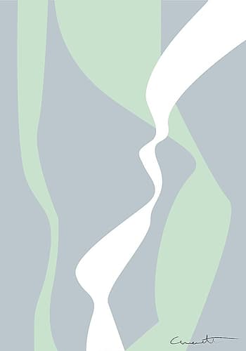 Wavy Tracks Art Print by 1x Studio II