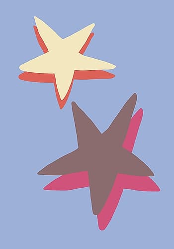 Blue Star Art Print by 1x Studio