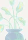 Flowers Mint Art Print