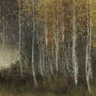Many leaves fall Art Print