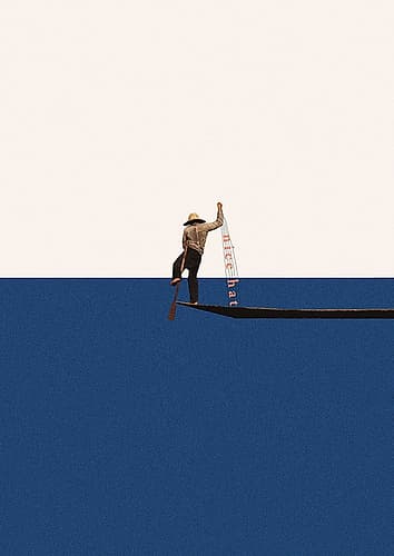 Fishing for compliments Coastal Print