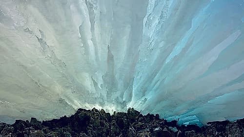 Ice Sky Landscape Print