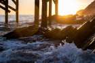 Coast at Sunset Art Print