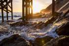 Coast at Sunset Art Print