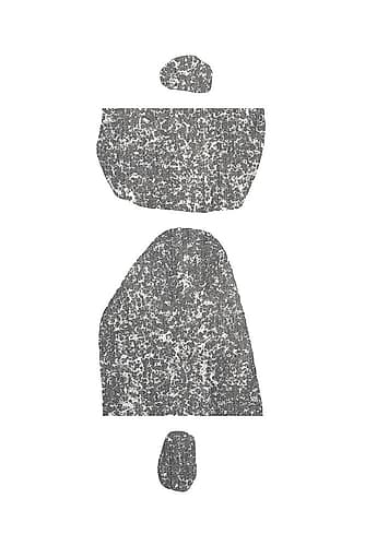 Textured Shapes Art Print
