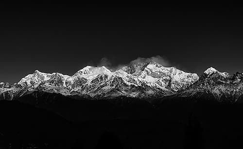 Mt. KANCHENDZONGHA Landscape Print