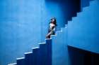 passion in blue II Art Print